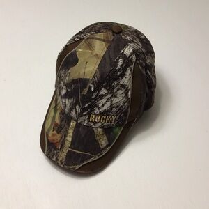 Rocky Mossy Oak Break Up Camo Hat Embroidered Logo